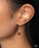 Athenian Affection - Red Necklace - Paparazzi Accessories Necklace Bedazzle Me Pretty Mobile Fashion Boutique