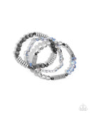 Attention Seeker - Silver Bracelet - Paparazzi Accessories Bracelet Bedazzle Me Pretty Mobile Fashion Boutique