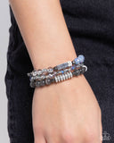 Attention Seeker - Silver Bracelet - Paparazzi Accessories Bracelet Bedazzle Me Pretty Mobile Fashion Boutique