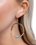 Authentic Advocate - Yellow Earrings - Paparazzi Accessories Earrings Bedazzle Me Pretty Mobile Fashion Boutique