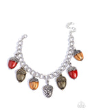 Autumn Acorns - Multi Bracelet - Paparazzi Accessories Bracelet Bedazzle Me Pretty Mobile Fashion Boutique