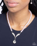 Avant-Garde Adornment - Pink Necklace - Paparazzi Accessories Necklace Bedazzle Me Pretty Mobile Fashion Boutique