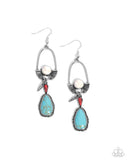 Badlands Basic - Multi Earrings - Paparazzi Accessories Earrings Bedazzle Me Pretty Mobile Fashion Boutique