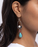 Badlands Basic - Multi Earrings - Paparazzi Accessories Earrings Bedazzle Me Pretty Mobile Fashion Boutique