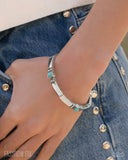 Badlands Beginning - Blue Bracelet - Paparazzi Accessories Bracelet Bedazzle Me Pretty Mobile Fashion Boutique