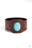 Badlands Rover - Blue Bracelet - Paparazzi Accessories Bracelet Bedazzle Me Pretty Mobile Fashion Boutique
