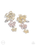 Balanced Bouquet - Yellow Clip-On Earrings - Paparazzi Accessories Clip-On Bedazzle Me Pretty Mobile Fashion Boutique