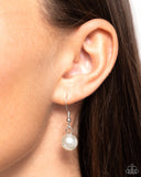 Ballroom Balance - Silver Necklace - Paparazzi Accessories Necklace Bedazzle Me Pretty Mobile Fashion Boutique