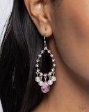 Baroness Behavior - Pink Earrings - Paparazzi Accessories Earrings Bedazzle Me Pretty Mobile Fashion Boutique