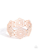 Baroque Bouquet - Gold Bracelet - Paparazzi Accessories Bracelet Bedazzle Me Pretty Mobile Fashion Boutique