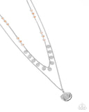 Beachy Balance - Orange Necklace - Paparazzi Accessories Necklace Bedazzle Me Pretty Mobile Fashion Boutique