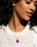 Beachy Basic - Pink Necklace - Paparazzi Accessories Necklace Bedazzle Me Pretty Mobile Fashion Boutique