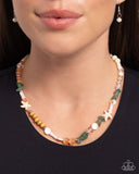 Beachy Beginner - Green Necklace - Paparazzi Accessories Necklace Bedazzle Me Pretty Mobile Fashion Boutique