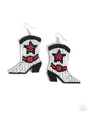 Beaded Boot - Multi Earrings - Paparazzi Accessories Earrings Bedazzle Me Pretty Mobile Fashion Boutique
