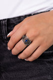 Beautifully BEAD-azzled - Blue Ring - Paparazzi Accessories Ring Bedazzle Me Pretty Mobile Fashion Boutique