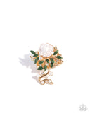 Beauty and the SWEET - Gold Ring - Paparazzi Accessories Ring Bedazzle Me Pretty Mobile Fashion Boutique