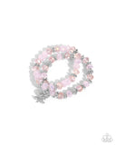 Beauty Contest - Pink Bracelet - Paparazzi Accessories Bracelet Bedazzle Me Pretty Mobile Fashion Boutique