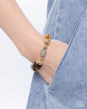 Beauty Culture - Brown Complete Look  - Paparazzi Accessories Bedazzle Me Pretty Mobile Fashion Boutique