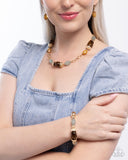 Beauty Culture - Brown Complete Look  - Paparazzi Accessories Bedazzle Me Pretty Mobile Fashion Boutique