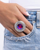 Bedazzled Babe - Pink Ring - Paparazzi Accessories Ring Bedazzle Me Pretty Mobile Fashion Boutique
