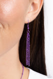 Bejeweled Basic - Purple Necklace - Paparazzi Accessories Necklace Bedazzle Me Pretty Mobile Fashion Boutique
