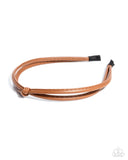 Believe It Or KNOT - Brown Headband - Paparazzi Accessories Bedazzle Me Pretty Mobile Fashion Boutique