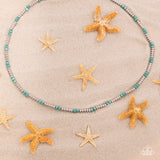 Bemused Basic - Green Necklace - Paparazzi Accessories Necklace Bedazzle Me Pretty Mobile Fashion Boutique