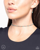 Bemused Basic - Green Necklace - Paparazzi Accessories Necklace Bedazzle Me Pretty Mobile Fashion Boutique