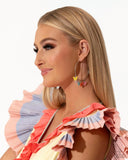 Bemusing Butterflies - Multi Earrings - Paparazzi Accessories Earrings Bedazzle Me Pretty Mobile Fashion Boutique