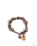 Better Off - Copper Bracelet - Paparazzi Accessories Bracelet Bedazzle Me Pretty Mobile Fashion Boutique