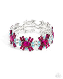 Bewildering Bling - Pink Bracelet - Paparazzi Accessories Bracelet Bedazzle Me Pretty Mobile Fashion Boutique