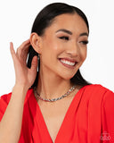 Bewildering Braid - Silver Necklace - Paparazzi Accessories Necklace Bedazzle Me Pretty Mobile Fashion Boutique