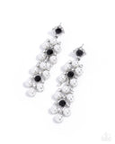 Bewitching Beacon - Black Post Earrings - Paparazzi Accessories Post Earrings Bedazzle Me Pretty Mobile Fashion Boutique