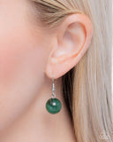 Bewitching Texture - Green Necklace - Paparazzi Accessories Necklace Bedazzle Me Pretty Mobile Fashion Boutique