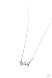 Birth Month Bling July - Silver Necklace - Paparazzi Accessories Necklace Bedazzle Me Pretty Mobile Fashion Boutique