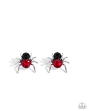Black Widow - Red Complete Look  - Paparazzi Accessories Bedazzle Me Pretty Mobile Fashion Boutique