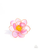 Blatant Bloom - Pink Ring - Paparazzi Accessories Ring Bedazzle Me Pretty Mobile Fashion Boutique