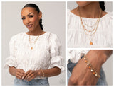 Blending In - Brown Complete Look  - Paparazzi Accessories Bedazzle Me Pretty Mobile Fashion Boutique