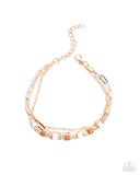 Blending In - Brown Complete Look  - Paparazzi Accessories Bedazzle Me Pretty Mobile Fashion Boutique