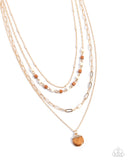 Blending In - Brown Complete Look  - Paparazzi Accessories Bedazzle Me Pretty Mobile Fashion Boutique