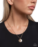 Blessed Balance - Gold Necklace - Paparazzi Accessories Necklace Bedazzle Me Pretty Mobile Fashion Boutique