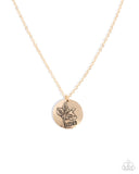 Blessed Balance - Gold Necklace - Paparazzi Accessories Necklace Bedazzle Me Pretty Mobile Fashion Boutique