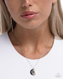 Blessed Balance - Silver Necklace - Paparazzi Accessories Necklace Bedazzle Me Pretty Mobile Fashion Boutique