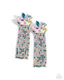Blinding Blend - Multi Post Earrings - Paparazzi Accessories Post Earrings Bedazzle Me Pretty Mobile Fashion Boutique