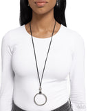 BLING Into Focus - Black Necklace - Paparazzi Accessories Necklace Bedazzle Me Pretty Mobile Fashion Boutique