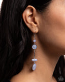 Blissful Balance - Blue Earrings - Paparazzi Accessories Earrings Bedazzle Me Pretty Mobile Fashion Boutique