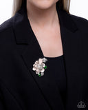 Blooming Belonging - Pink Brooch - Paparazzi Accessories Brooch Bedazzle Me Pretty Mobile Fashion Boutique