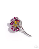Blooming Biosphere - Pink Brooch - Paparazzi Accessories Brooch Bedazzle Me Pretty Mobile Fashion Boutique