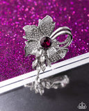 Blooming Broadcast - Pink Ring - Paparazzi Accessories Ring Bedazzle Me Pretty Mobile Fashion Boutique