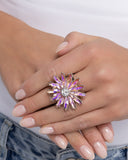 Blooming Bundle - Orange Ring - Paparazzi Accessories Ring Bedazzle Me Pretty Mobile Fashion Boutique